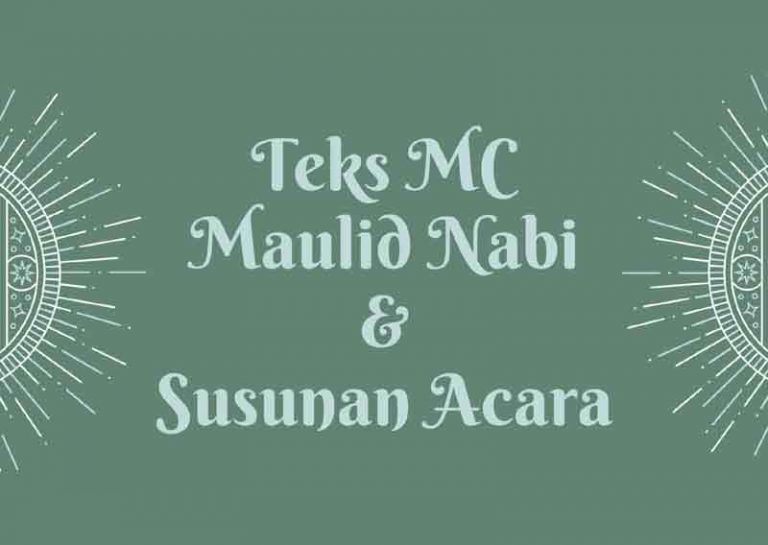 Contoh Teks MC Maulid Nabi dan Susunan Acara - Solahart Handal