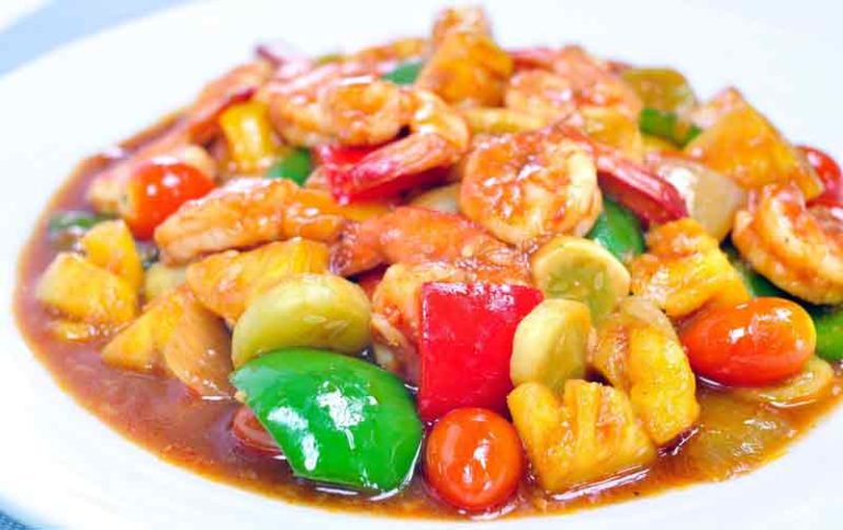 Resep Udang Asam Manis Pedas Saus Tiram