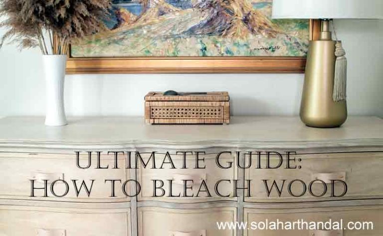 how to bleach wood