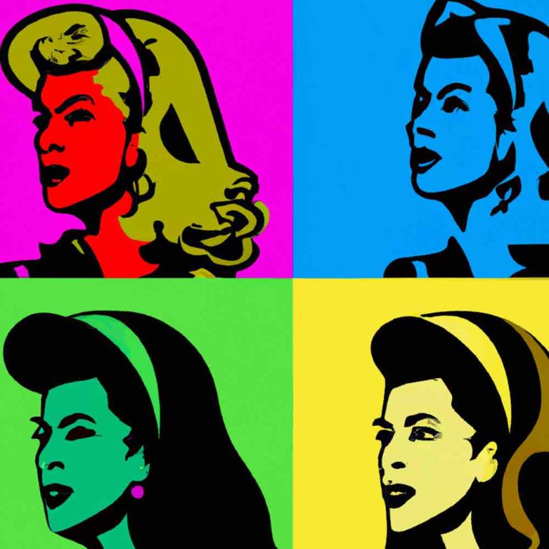 desain aliran pop art