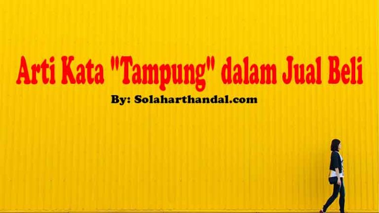 arti kata tampung dalam jual beli