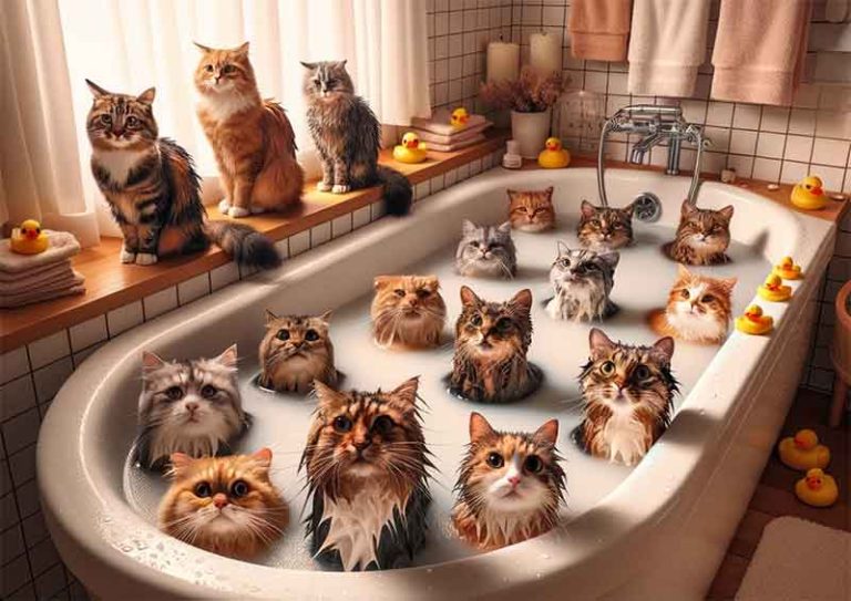 apakah kucing birahi boleh dimandikan