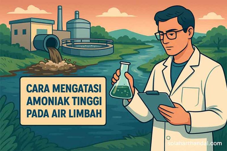 cara mengatasi amoniak tinggi pada air limbah