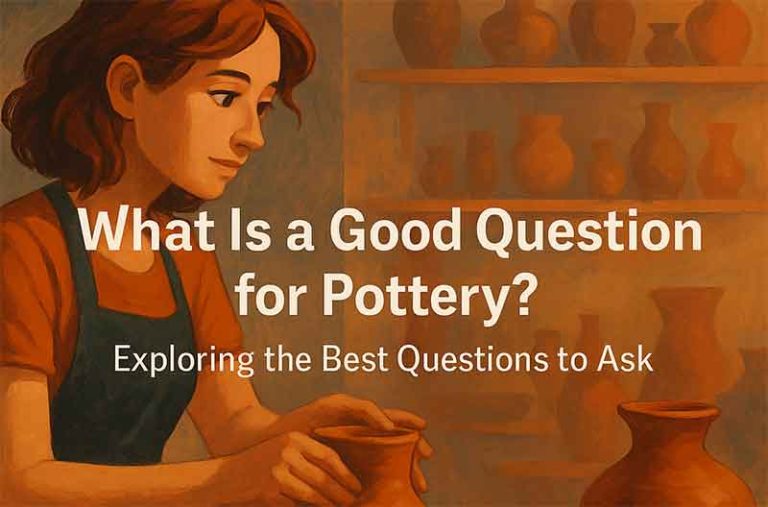 what is a good question for pottery