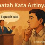 sepatah kata artinya