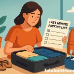 last minute packing list