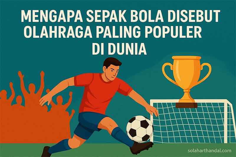 mengapa sepak bola disebut olahraga paling populer di dunia