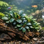 cara menanam buce di aquascape