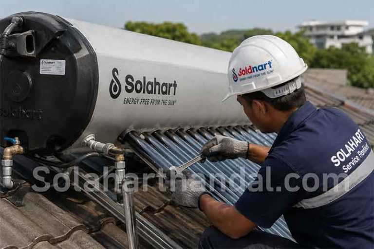 service solar water heater bocor