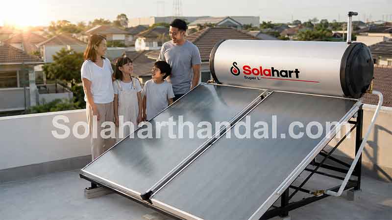 kapasitas solar water heater untuk keluarga 4 orang